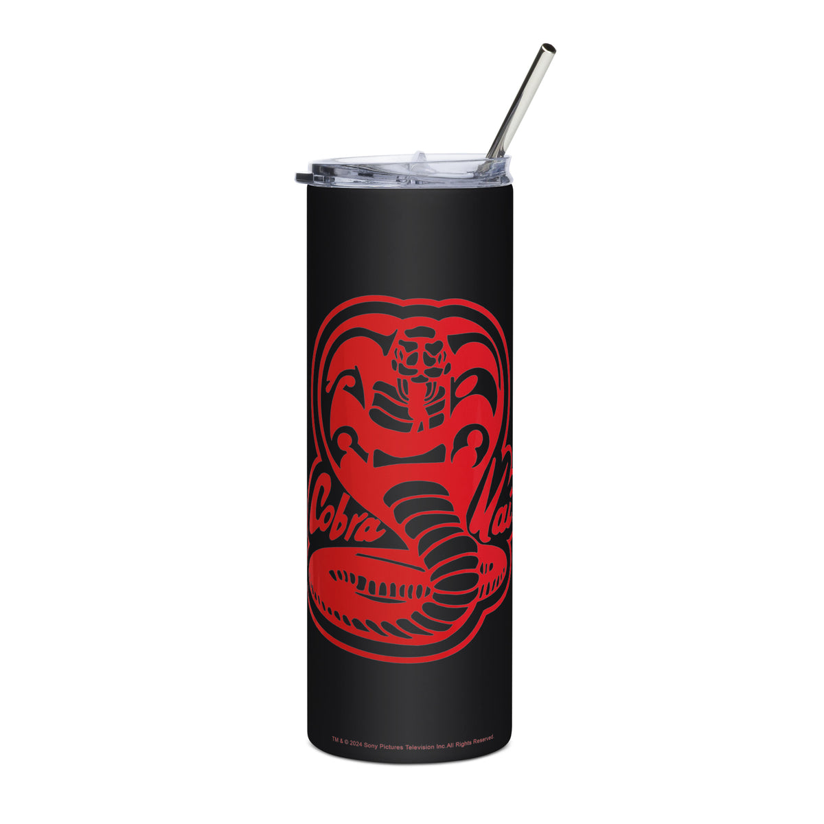 Cobra Kai Stainless Steel Tumbler with Straw