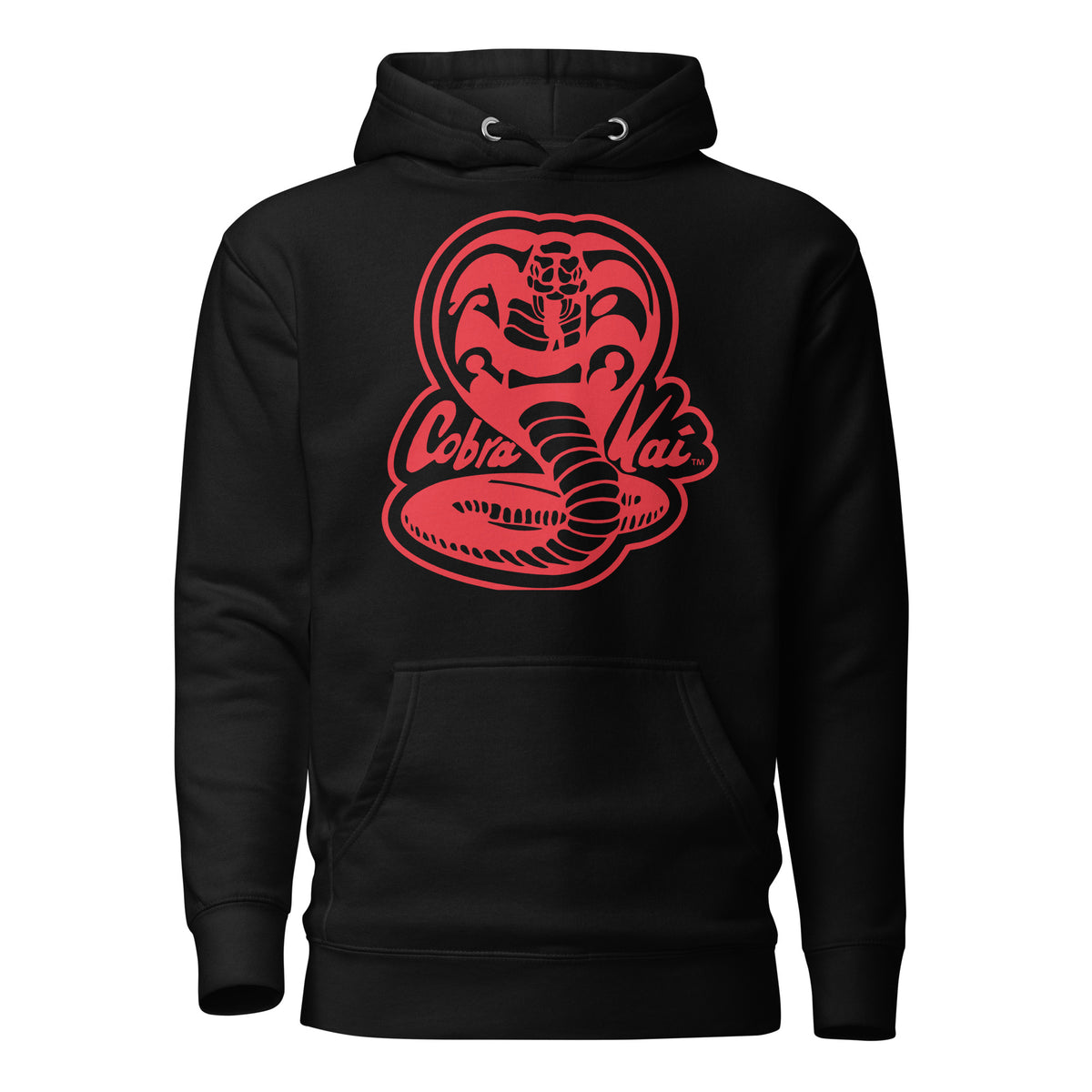 Cobra Kai Red Logo Unisex Black Hoodie