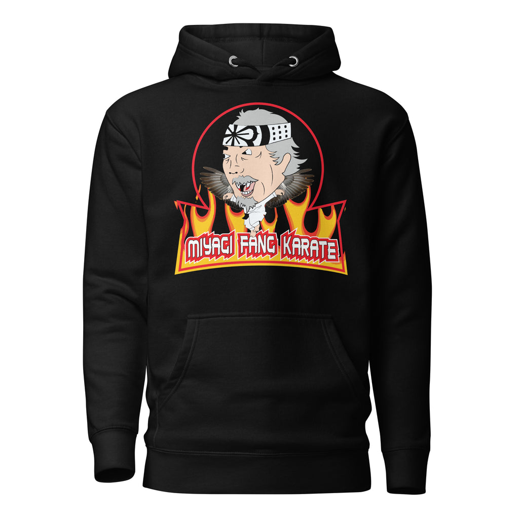 Miyagi Fang Karate Black Unisex Hoodie