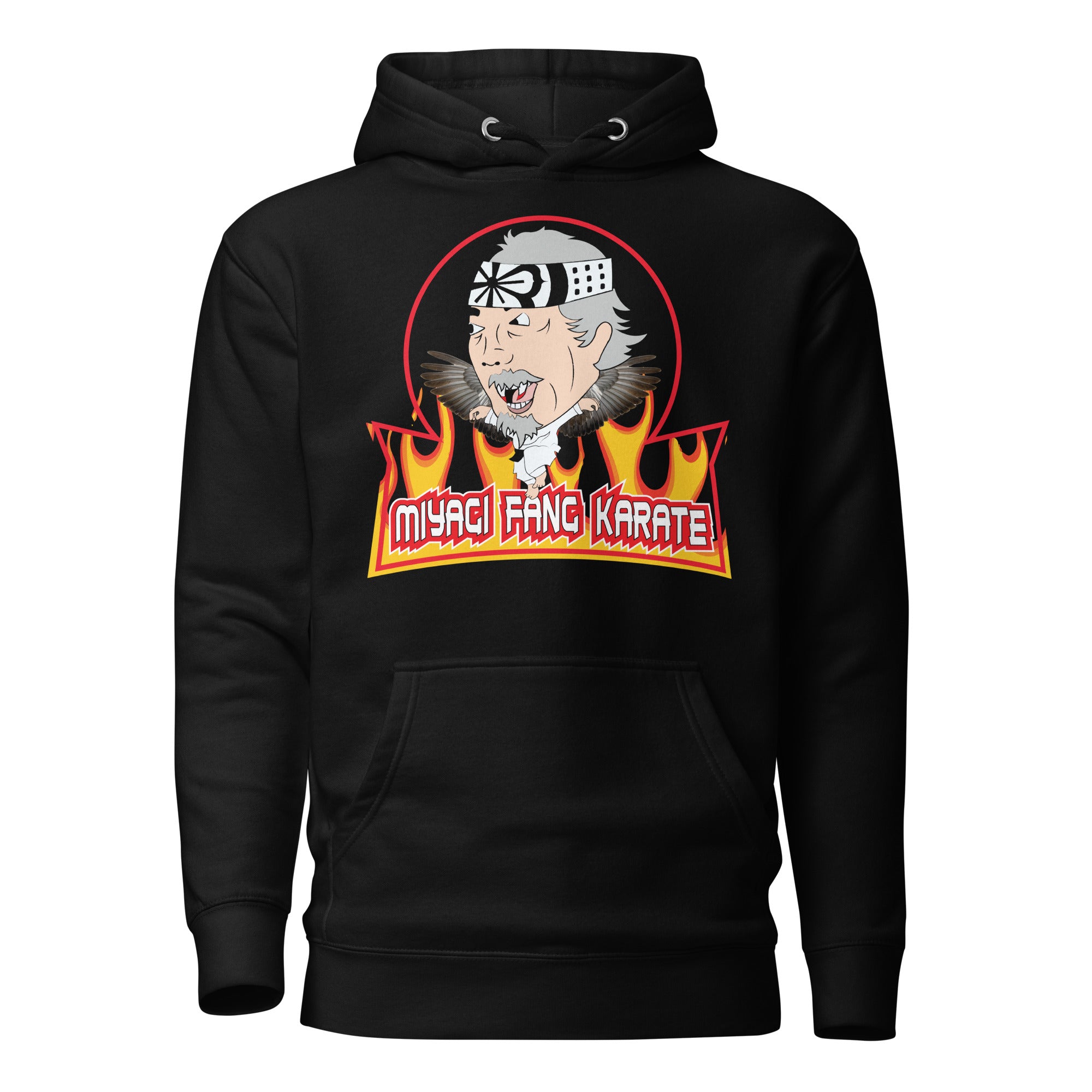 Miyagi Fang Karate Black Unisex Hoodie