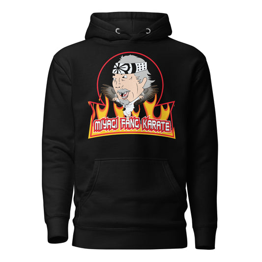 Miyagi Fang Karate Black Unisex Hoodie