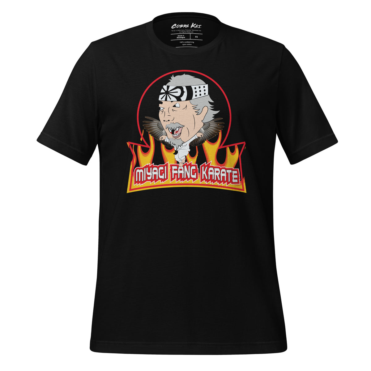 Miyagi Fang Karate Black Unisex T-Shirt