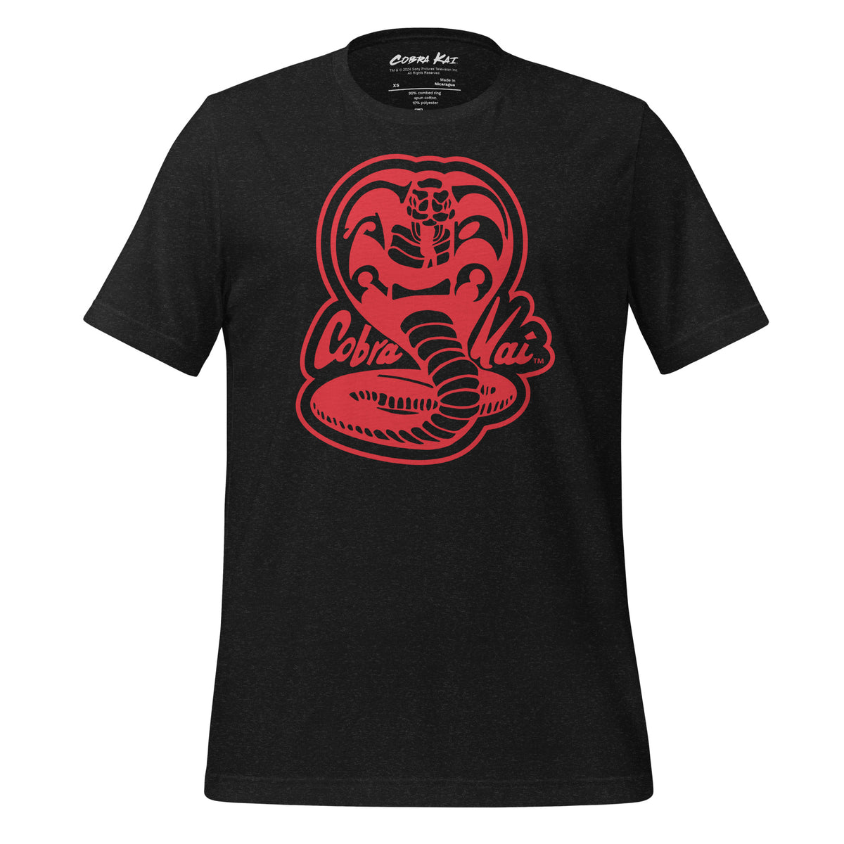 Cobra Kai Red Logo Unisex Black T-Shirt