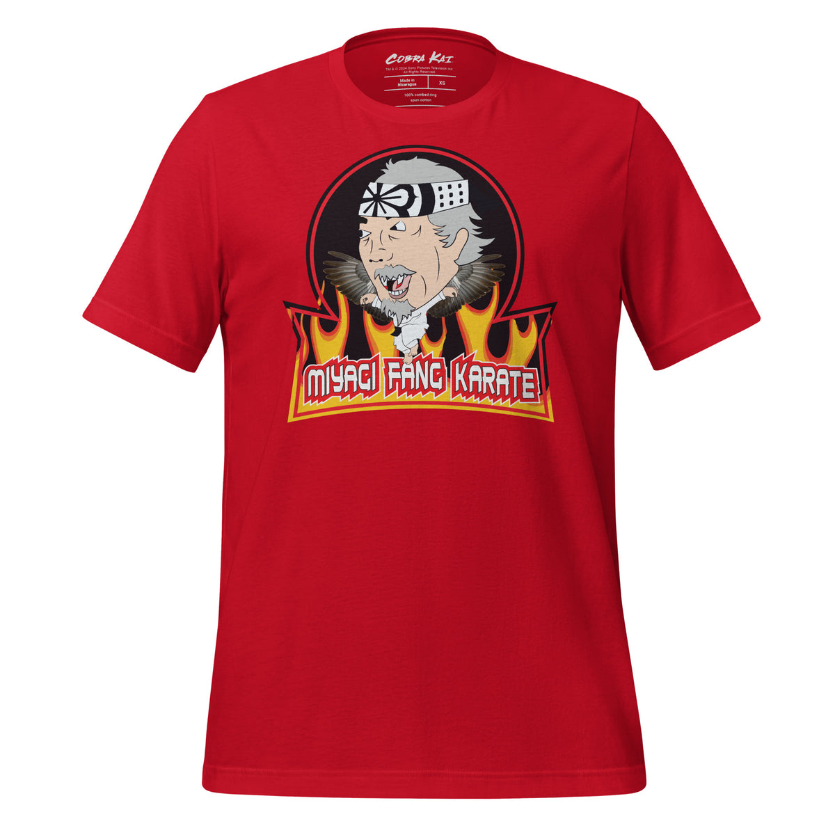 Miyagi Fang Karate Red Unisex T-Shirt