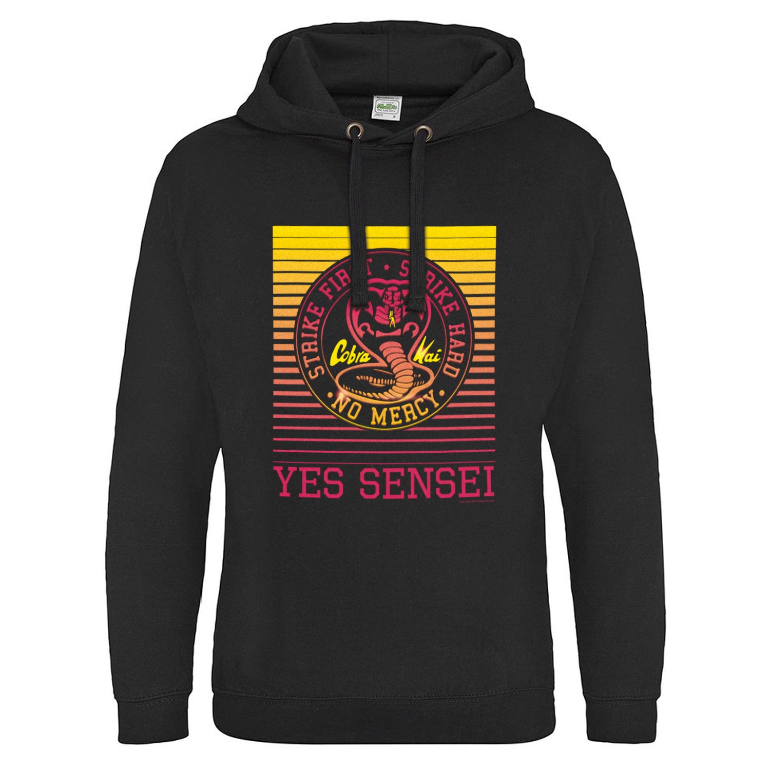 Strike First Black Unisex Hoodie