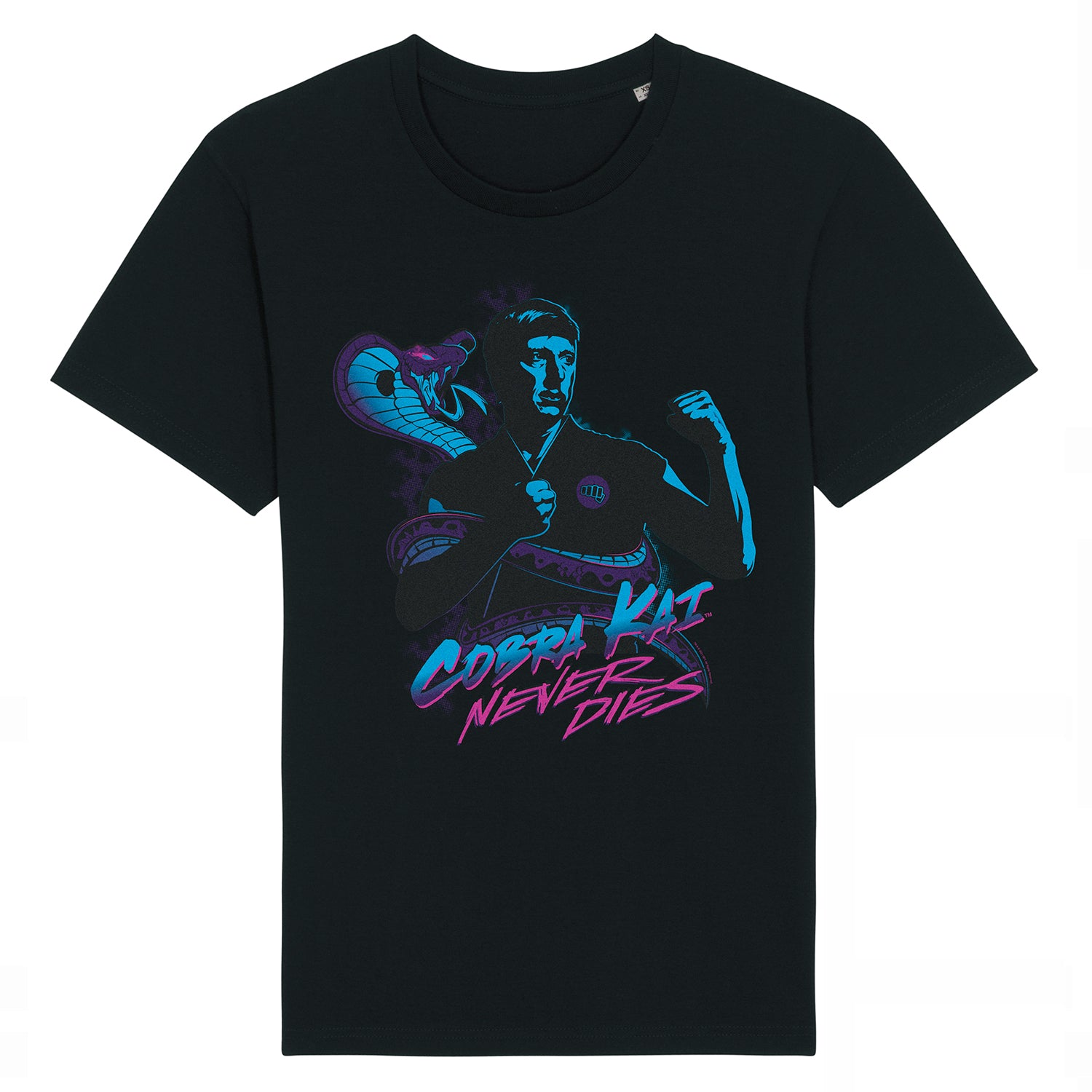 Cobra Kai Never Dies 'Johnny' Black Unisex T-Shirt