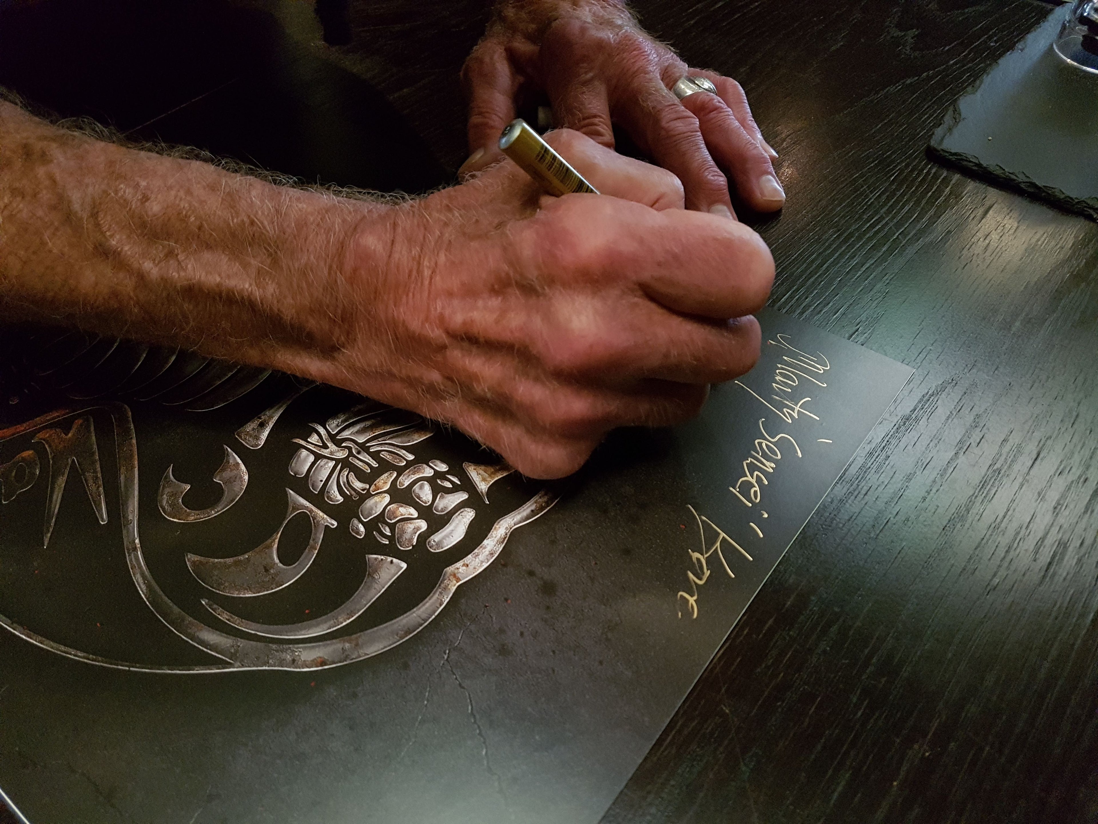 Cobra Kai Signed Framed Print Auction