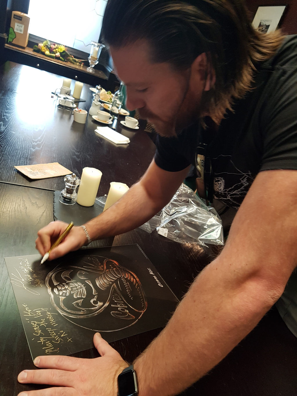 Cobra Kai Signed Framed Print Auction
