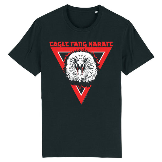 Eagle Fang Bite Like An Eagle Triangle Black T-Shirt