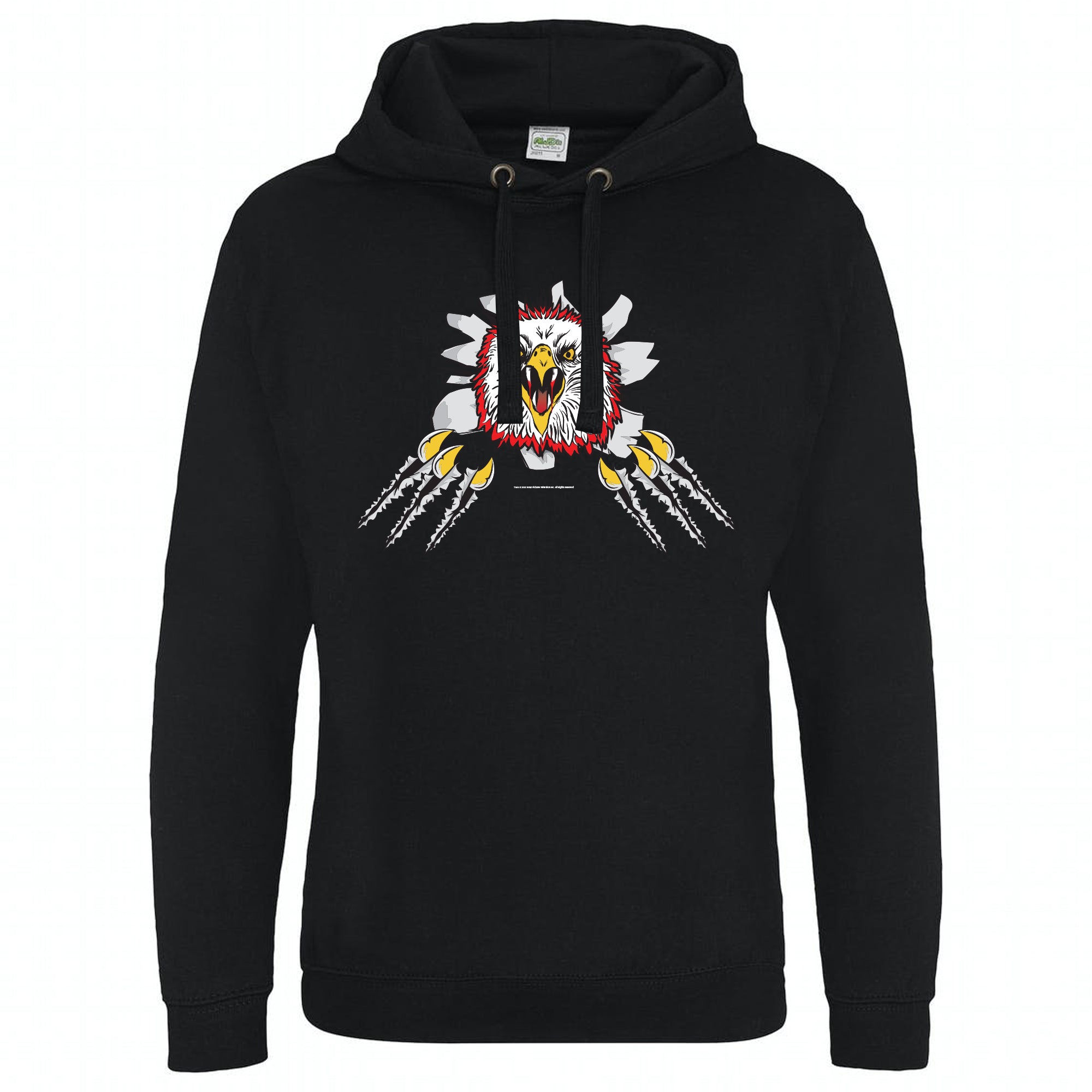 Eagle Fang Claw Marks Black Unisex Hoodie