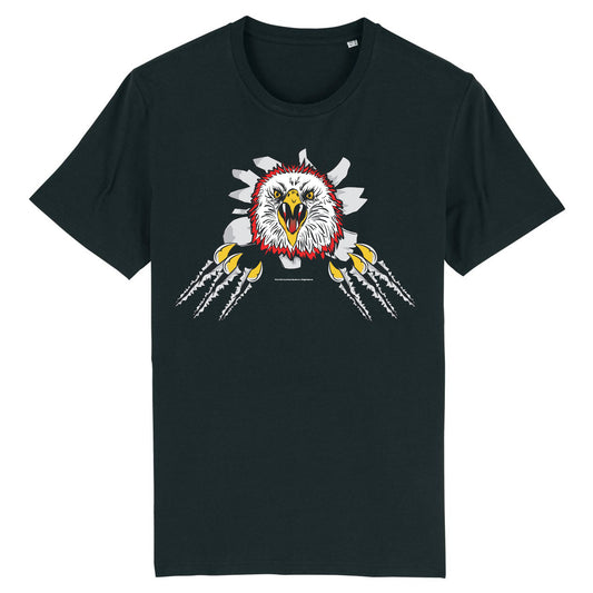 Eagle Fang Claw Marks Black Unisex T-Shirt