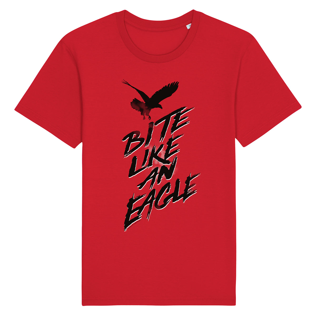 Bite Like An Eagle Heather Red Unisex T-Shirt