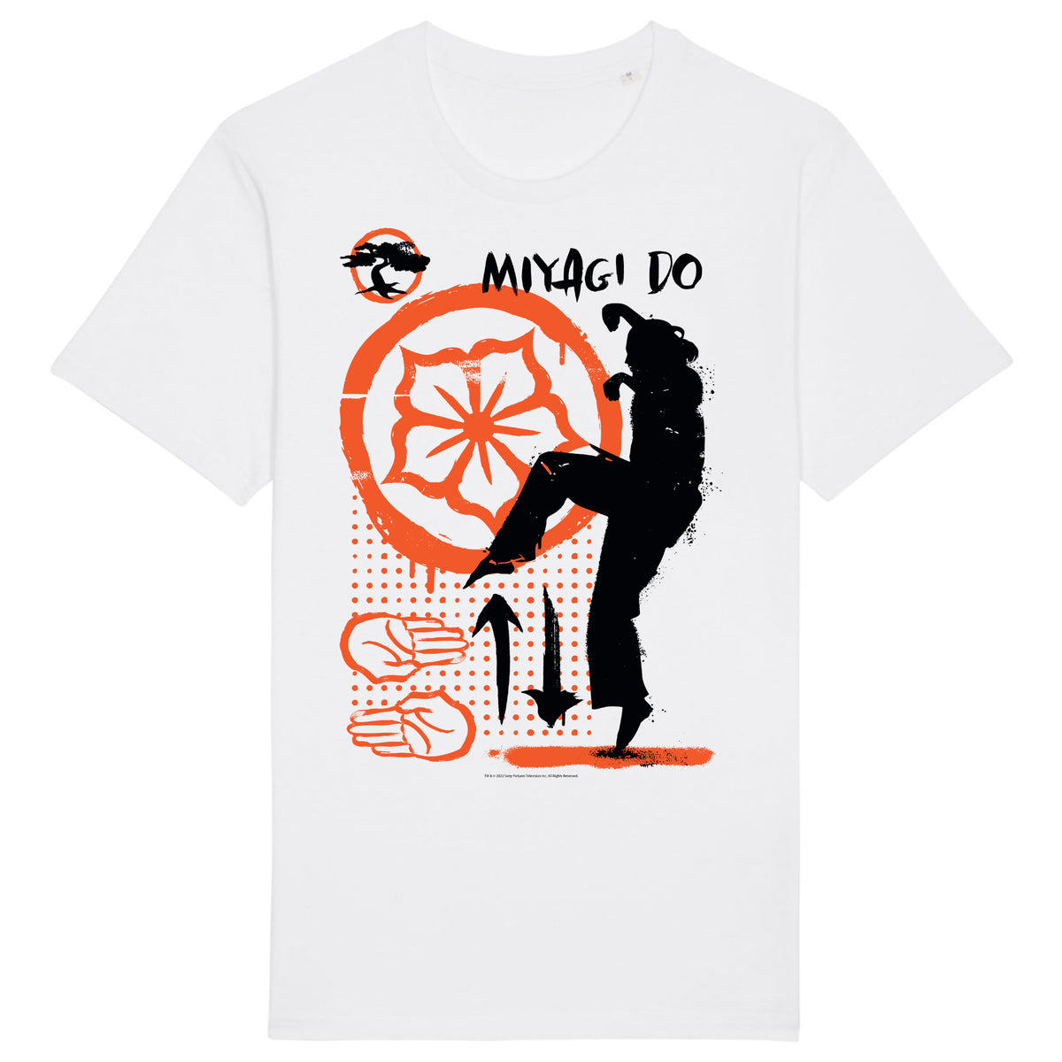 Miyagi-Do Crane Kick White Unisex T-Shirt