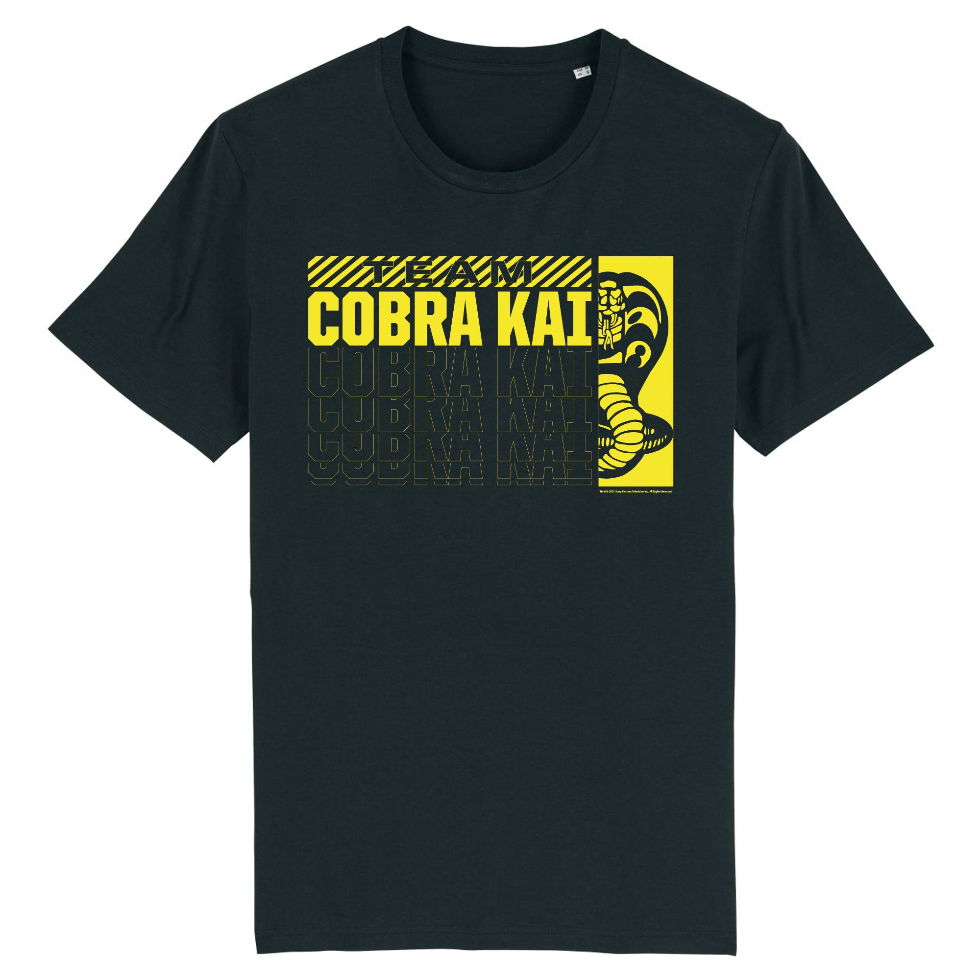 Cobra Kai Kicks Get Chicks Fleece Crew Sweatshirt Black MD