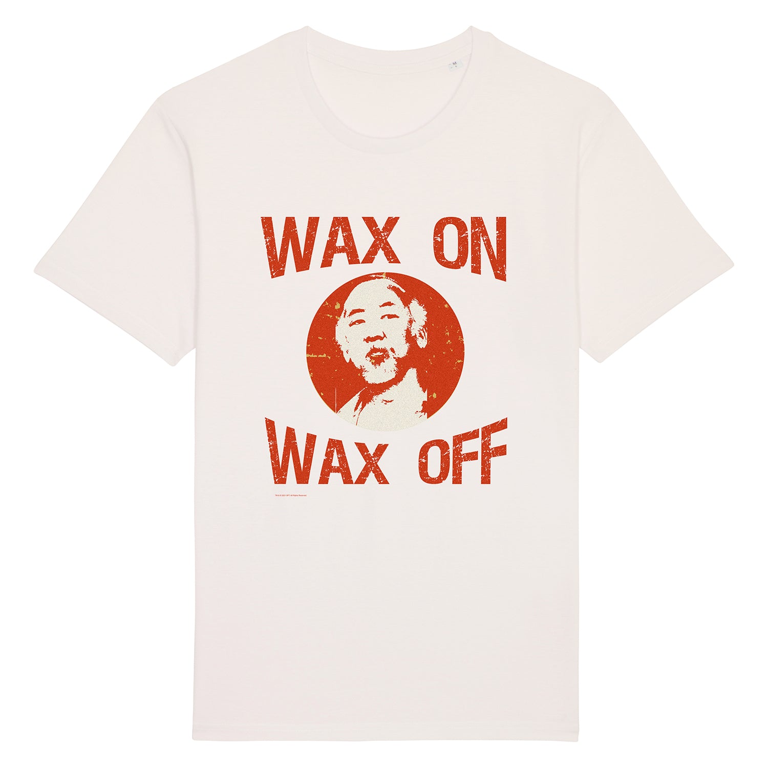 Wax On Wax Off Vintage White Unisex T-Shirt