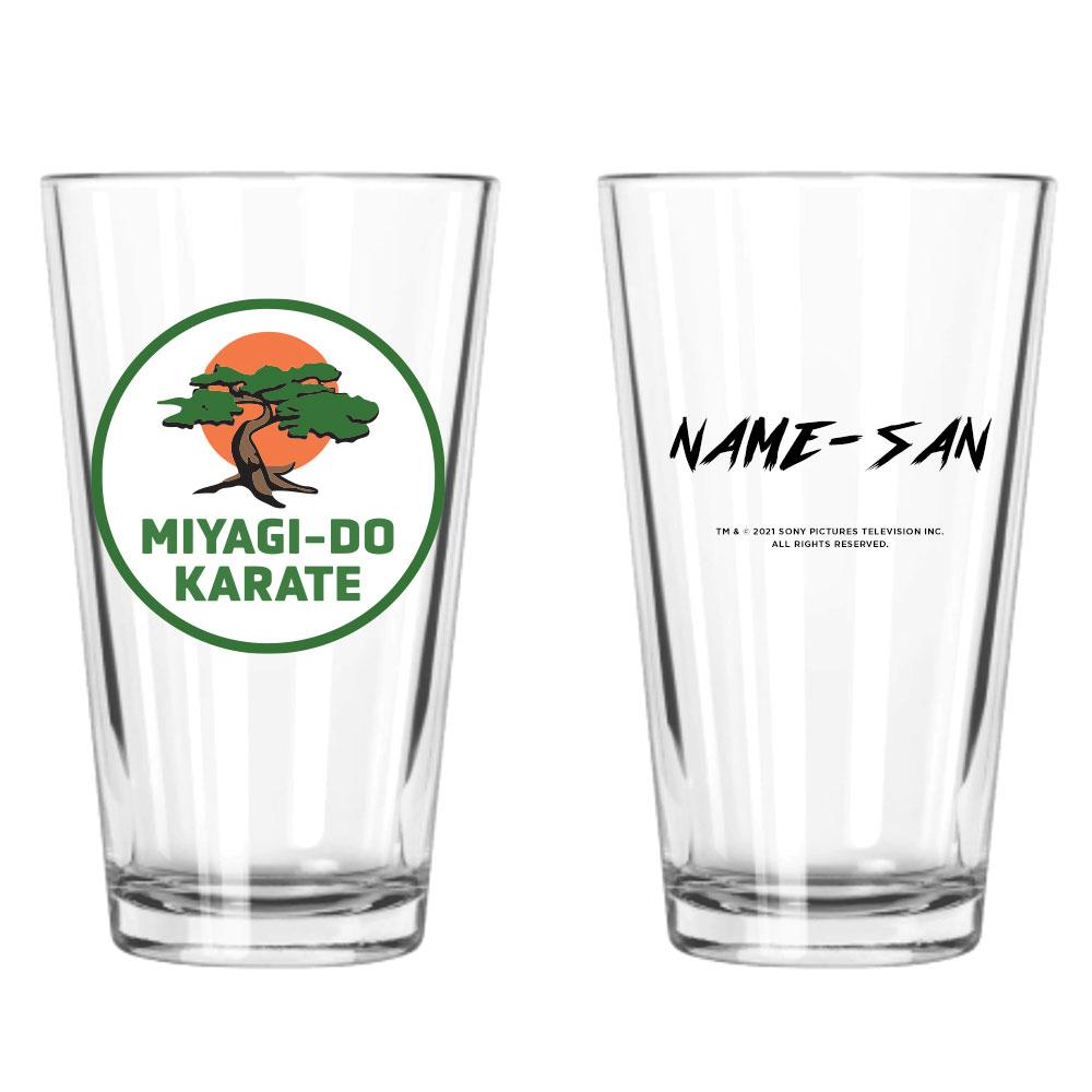 Miyagi-Do Karate Personalized Pint Glass from Cobra Kai