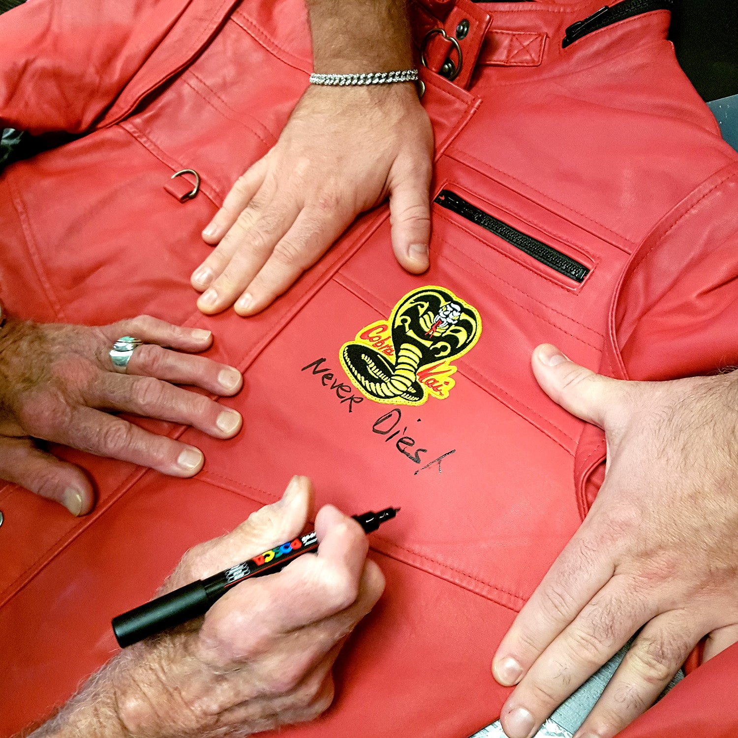 Cobra Kai Signed Martin Kove Jacket Auction