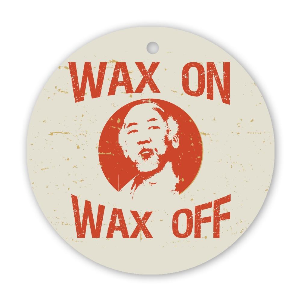 Karate Kid &quot;Wax On Wax Off&quot; Holiday Ornament